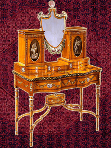 Satinwood Dressing Table 